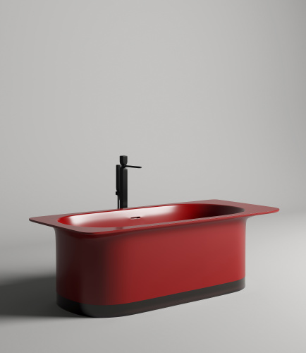 Ванна из искусственного камня Salini NINFEA 102721MF 180х82 отдельностоящая прямоугольная - фото 4